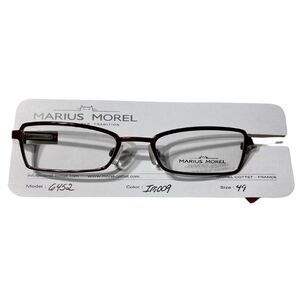 Marius Morel Model 6452 SZ 49/19 Col Red IM009 Frames Only